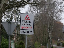 Asphaltierung Weiltalradweg