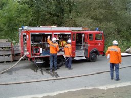 Alarmübung am 15.08.2004