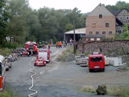 Alarmübung am 15.08.2004