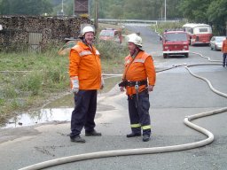 Alarmübung am 15.08.2004